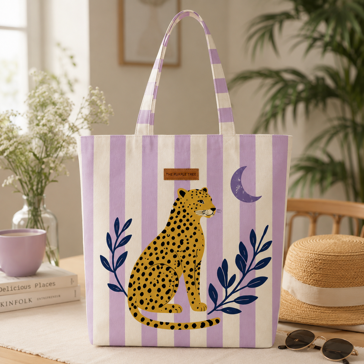 MAJESTIC LEOPARD TOTE